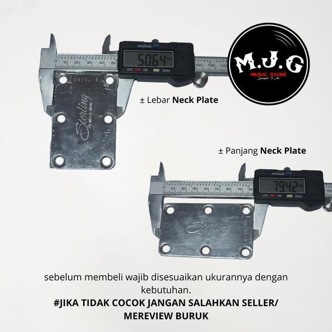 Neck Plate Plat Ring Join Sterling Musicman Bass Original