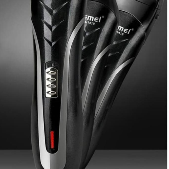 Ayokirim- Km-1419 Mesin Cukur Kemei Clipper 3 In1 Alat Cukur Rambut Charger 1419