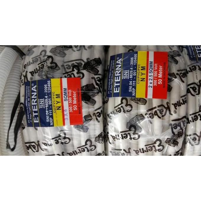 Fastrik- Kabel Nym 3X4 (Meteran) Eterna