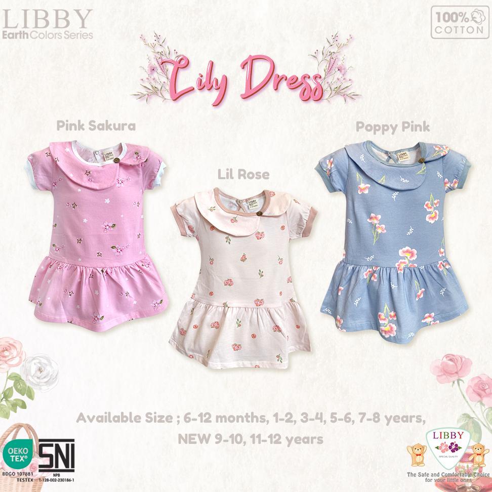 LIBBY Lily Dress Anak Perempuan 6 Bulan - 12 Tahun (1 PCS)