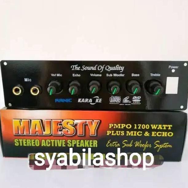 KIT POWER AKTIF SPEAKER MAJESTY Kit Power Speaker Aktif Karaoke