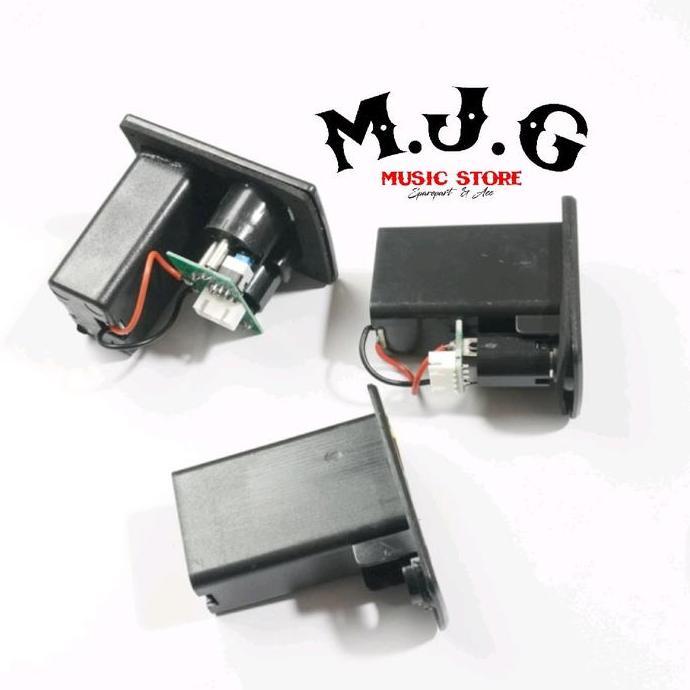 Baterai Box Gitar Akustik Elektrik Socket Baterai Kotak 9V