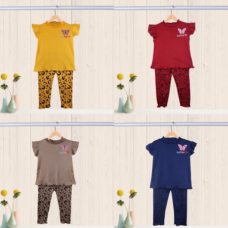 owlet -  setelan anak perempuan / setelan bordir  / baju anak perempuan