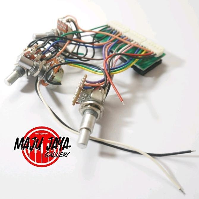 Preamp Equalizer Bass Elektrik Pasif Aktif Bartolini Original