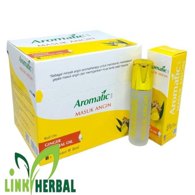 Cod,Bisa- Aromatic 1001 Per Box Isi 12 Pcs | Minyak Angin Aromatherapy Roll On Isi 8Ml Original