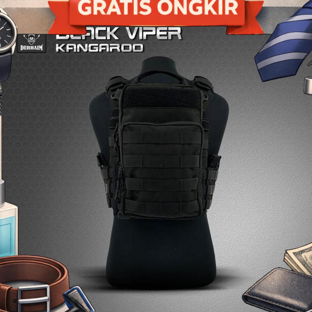 Body Vest Durhaim Black Viper Kangoro