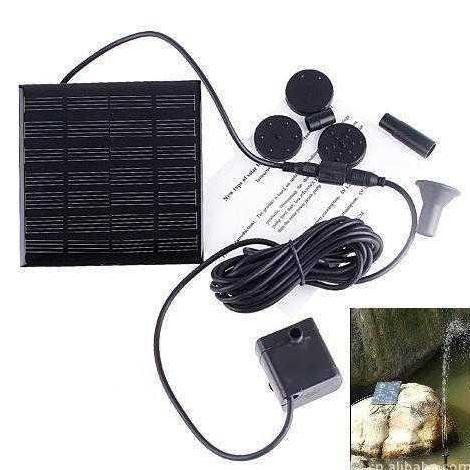 Lansungkirim- Pompa Air Kolam Solar Cell Panel Surya Tenaga Solar Matahari