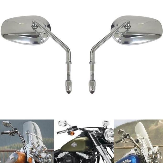 Spion Harley Skinner Chrome Sportster Dyna Touring Cruiser Softail Diskon