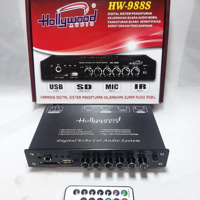 preAmp parametrik atau equalizer audio system hollywood HW-988s