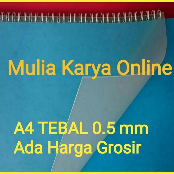 Doxdoc- Cover Jilid Mika Tebal Doff 0.5 Mm A4 (Pak Isi 10 Lembar )
