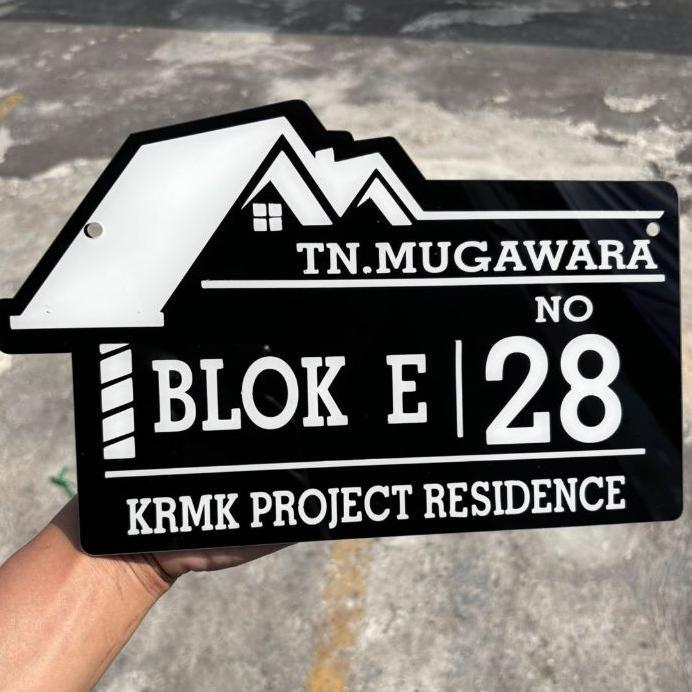 NOMOR RUMAH ACRYLIC / NOMOR RUMAH MINIMALIS / NOMOR RUMAH AESTHETIC