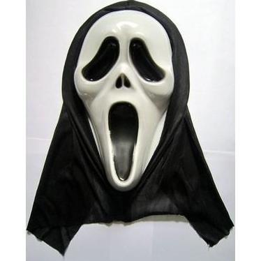 Thebest- Topeng Scream skull tengkorak hantu haloween cosplay kostum