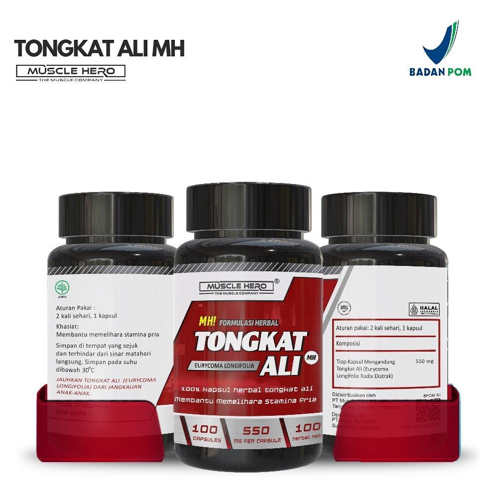 Original Tongkat Ali - MH (Muscle Hero) - 100 Kapsul BPOM