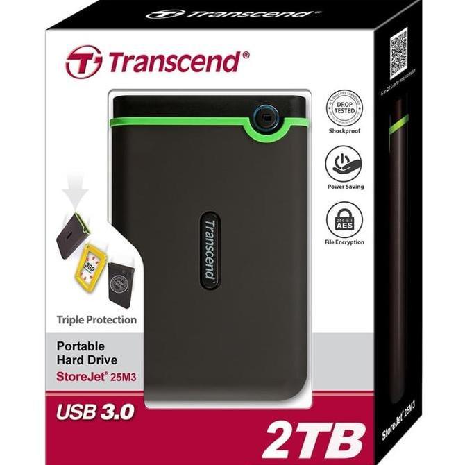 Transcend Storejet USB 3.0 2TB - HARDDISK EXTERNAL TRANSCEND
