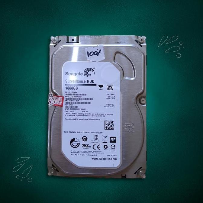 Hardisk 1 Tb Hdd 1 tera sentinel 100