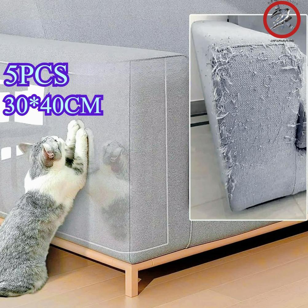 Sale 5Pcs/Set Sticker Pelindung Sofa Anti Cakar Kucing - Cover Sofa Premium Dari Bahan Tahan Gores P