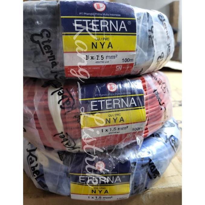 Bestone- Kabel NYA Eterna 1x1.5mm / Kabel Tunggal Eterna NYA 1x1.5