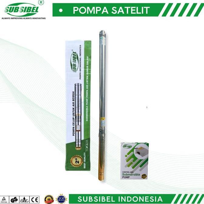 Pompa Air Pompa Submersible 2Sdm 1/38 - 0.5Hp + Kabel - Merek Subsibel