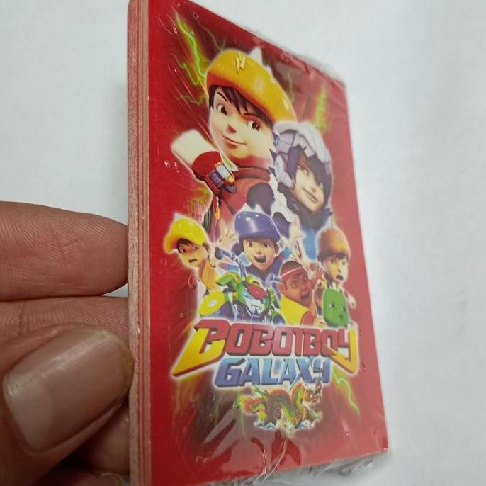 Thebest- Full Pack Kartu Boboiboy Galaxy Terbaru Upgrade 18Cards Berbeda