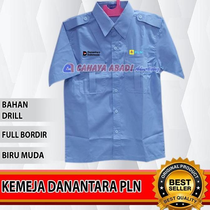 BEST SELLER / PREMIUM Kemeja Danantara Indonesia PLN Seragam Danantara Indonesia PLN Baju Danantara 