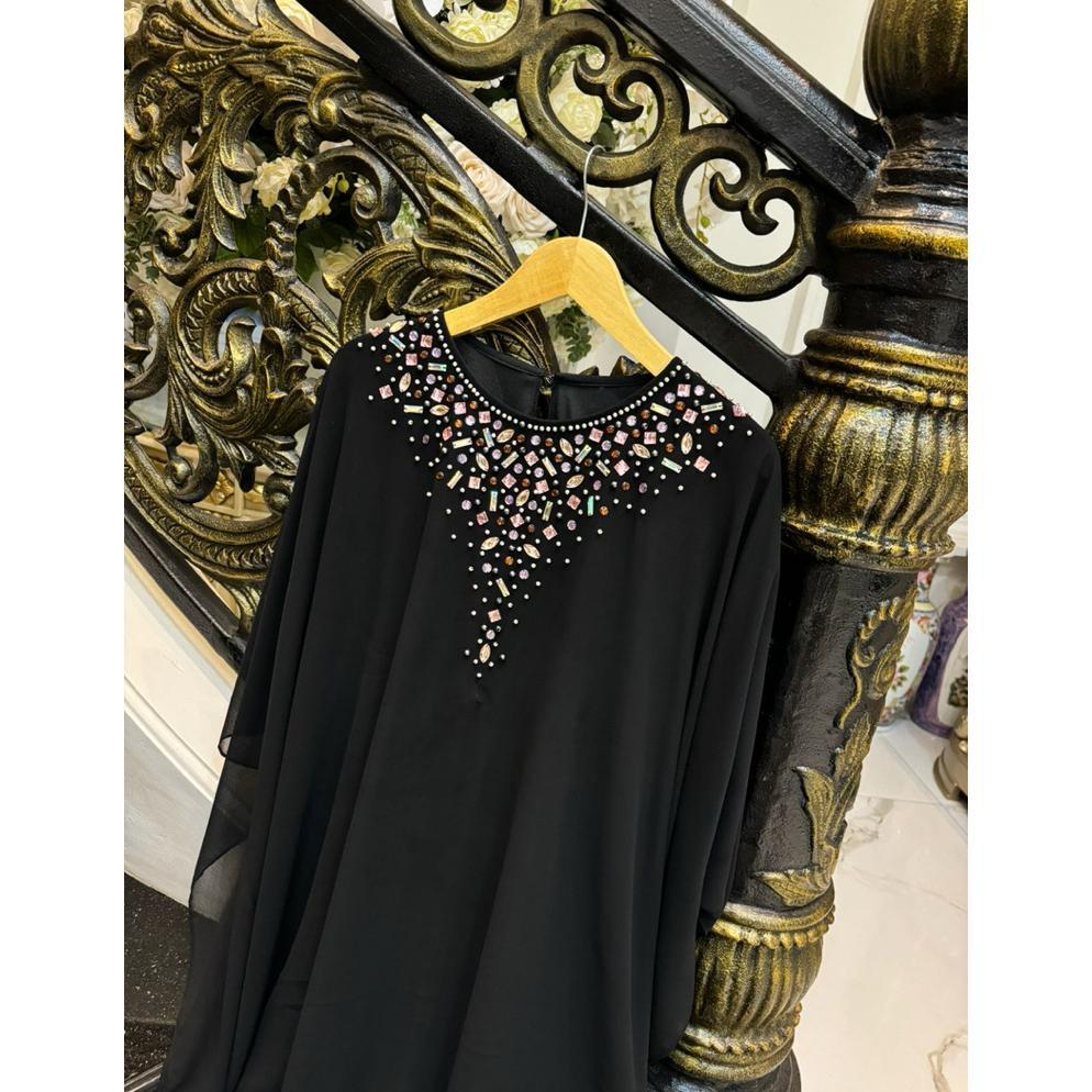 Cuci Gudang Rgb Kaftan Dubai Swarosky Ceruty Mewah Original