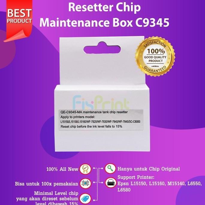 Resetter Maintenance Box C9345 Chip Reset Printer L15150 L15160