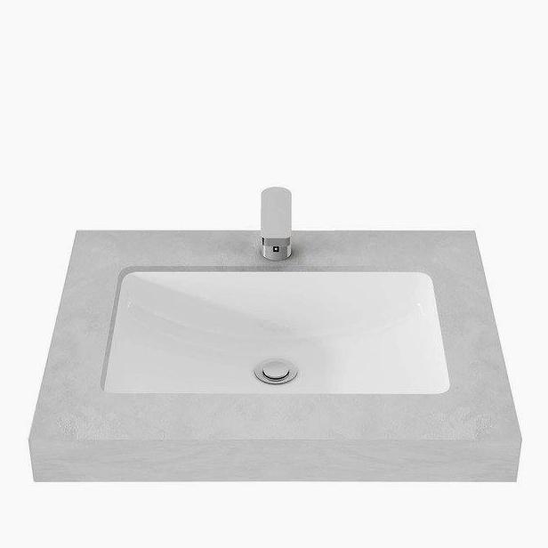 Wastafel Toto LW 540 J / LW540J (Body Only) Model Tanam