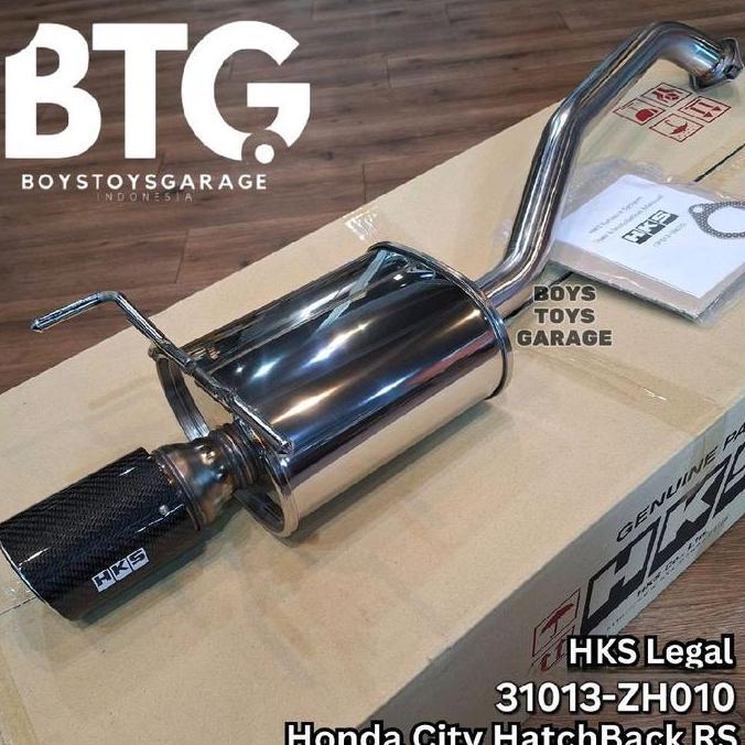 Knalpot HKS Honda City HB Hatchback RS 1.5 GN HKS Legal Muffler Ori Terlaris