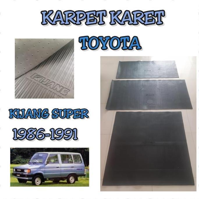 Karpet Karet Alas Lantai Mobil Kijang Super Full Set