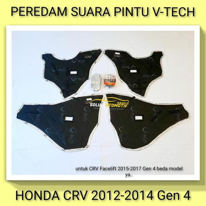 Promo HONDA CRV 2012-2017 Gen 4 Peredam Suara Pintu Aksesoris Mobil VTECH Diskon