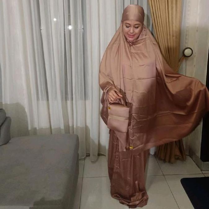 MUKENA DEWASA BAHAN SATIN SILK PREMIUM / MUKENA POLOS / MUKENA PILIH WARNA