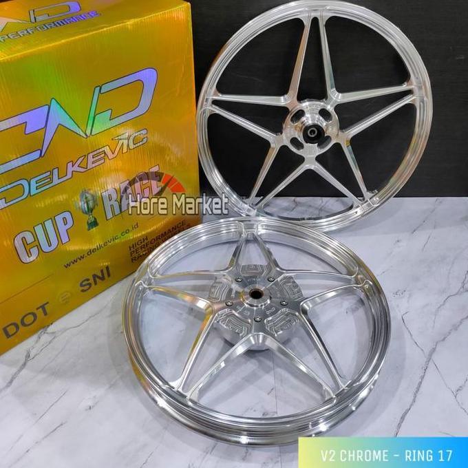 Promo Velg Delkevic X1 V2 Ring 17 Vario 125 / 150 - Mio Sporty / Mio J / Soul / Smile 115 R17 Bintan