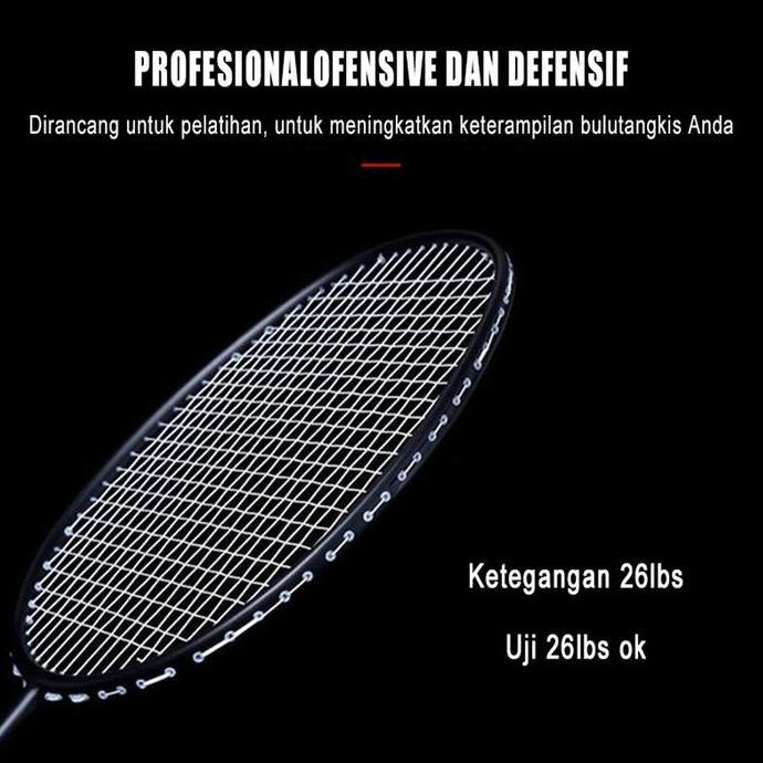 Ready Pengiriman LokalCodAlp Xhp 22-30Lbs T800 6U Raket Bulutangkis Poros Rebond Cepat Advanced Ultr