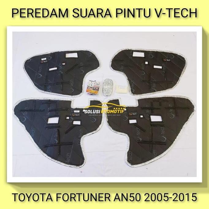 Promo TOYOTA FORTUNER 2005-2015 Peredam Suara Pintu Aksesoris Mobil VTECH Diskon