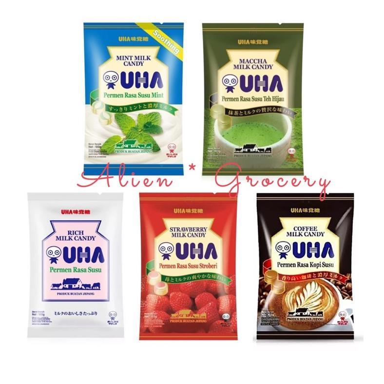 UHA Uha Permen Jepang Japan Candy Matcha Coffee Milk Mint Strawberry 103gr