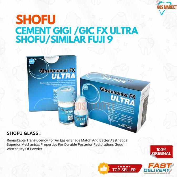 SHOFU Cement Gigi /GIC FX Ultra Shofu/Similar Fuji 9