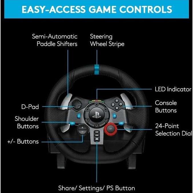 Logitech G27 Racing Wheel Driving Force Setir Gaming Racing Simulator Murah