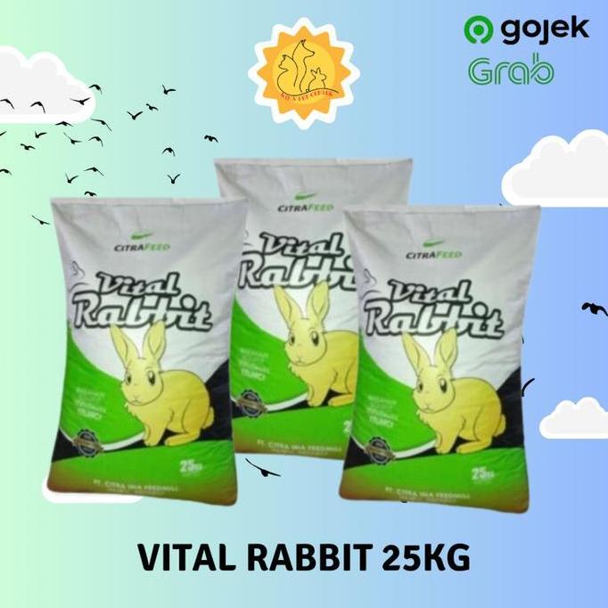 GOJEK citra feed citrafeed vital rabbit 25kg pakan pelet kelinci 25 kg