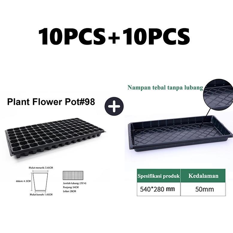 Bisa Cod Paket Hemat Tray Semai Tanaman Tray Penyemaian Bibit Tanaman Tray Semai Trai Semai No Holes