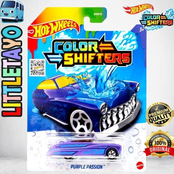 Hot Wheels Color Shifters Purple Passion Diecast Mobil Berubah Warna