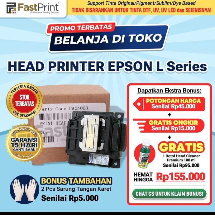 Print Head Printer Epson L120 L130 L220 L300 L310 L360 L365