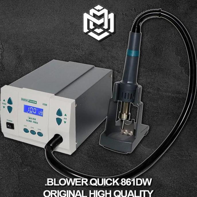 Terlaris Blower Quick 861Dw | Blower Solder Uap Hot Air Quick 861Dw Ori | 861Dw