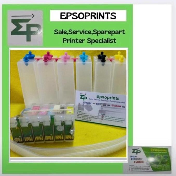 Catridge Ciss Plus Tabung Tinta Epson 1390 T60 Infus Printer R1390