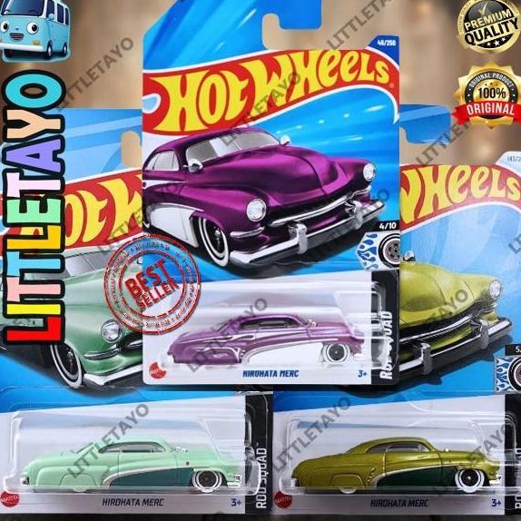 HOTWHEELS HIROHATA MERC 2024 HIJAU - MUSCLE CLASSIC CAR 49 MERC ROD