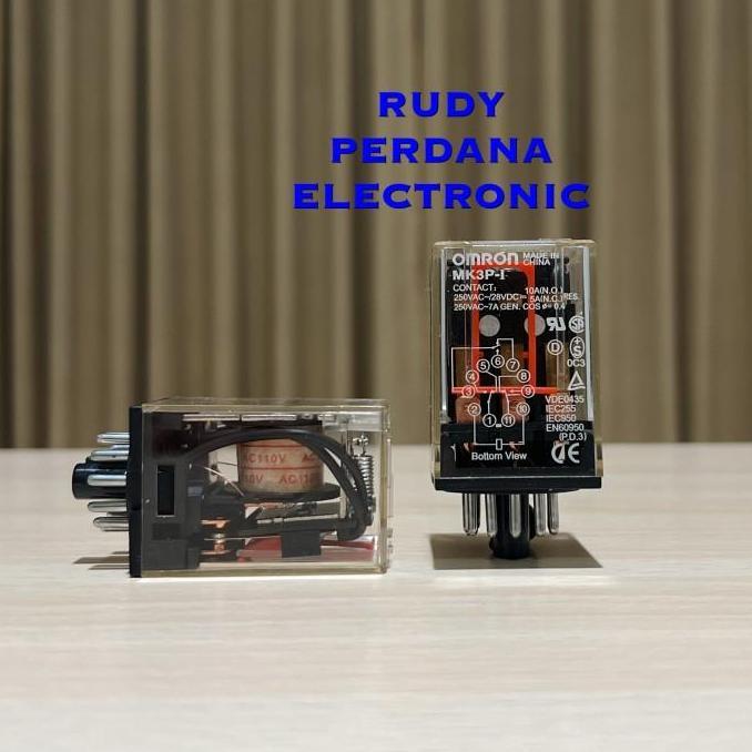 Kirimlangsung- Relay Mk3P 11P 11 Pin Kaki 110Vac Ac 110V 110 Volt
