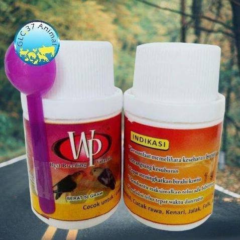 Bluee- Wp Vitamin Ternak Burung Birahi Kesuburan Lovebird Murai Kenari Dll