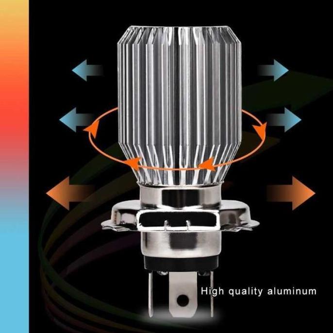 Lampu Motor H4 Light Led Hs1 6W 6500K 1 Pcs