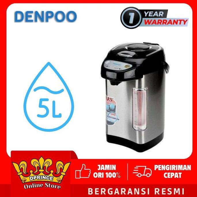 Terpopuler- Denpoo Dep 858 Termos Listrik Denpoo 5 Liter