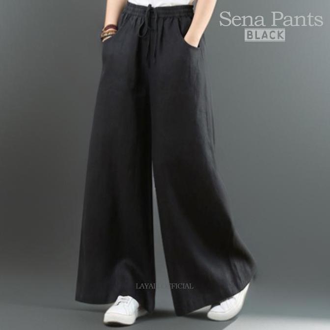 Layali - Celana Kulot Wanita Sena Linen by Layali