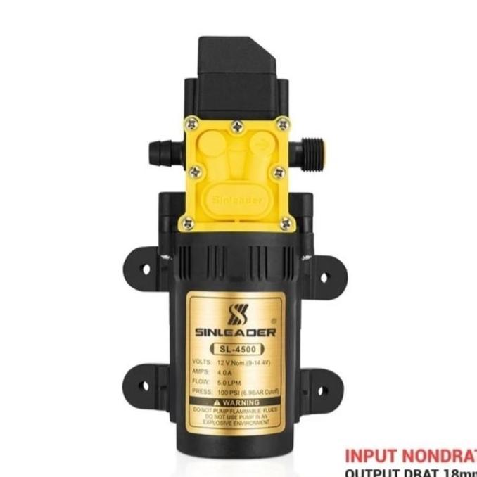 Serbaledeng- Mesin Pompa Air Dc 12V / Pompa Dc Sinlieader / Sinleader Pump 130 Psi